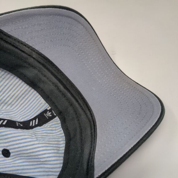 Adidas Trefoil Women's Slideback Hat Solid Black OSFW Embroidered - Picture 7 of 8